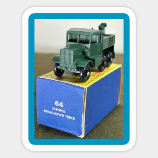 Army matchbox recovery Truck v2 Sticker